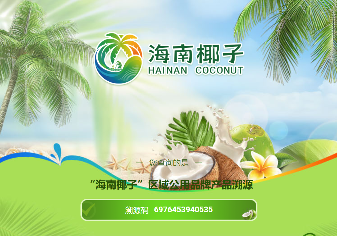 海南椰子公共追溯平台线上实施操作培训(图1)